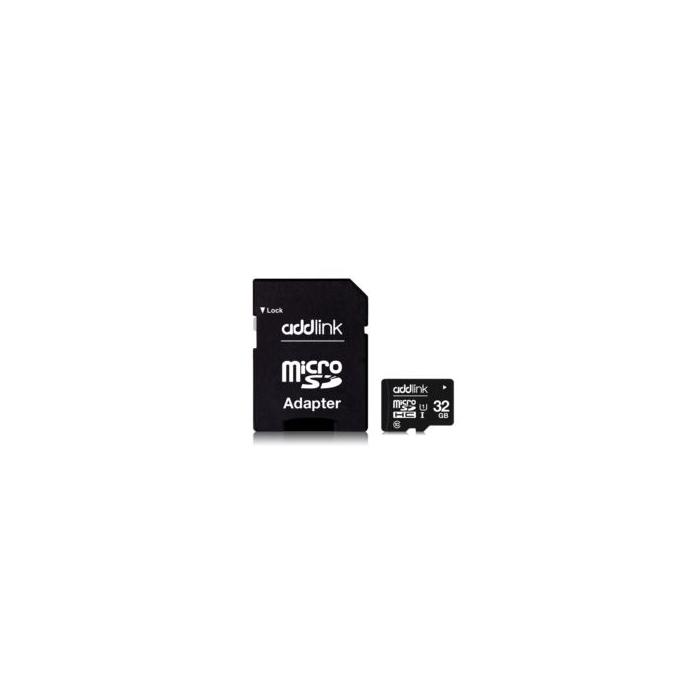 ADDLINK AD32GBMSH310A 32GB microSD UHS1 Class10+ Adapter