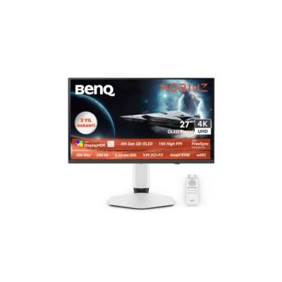 BENQ EX271UZ Mobiuz 26.5" OLED 4K 240Hz 0.03ms HDMI DP USB-C FreeSync Oyun Monitörü