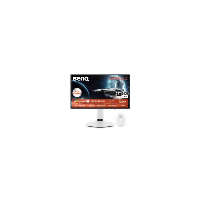 BENQ EX271QZ Mobiuz 27" OLED 2K 500Hz 0.03ms HDMI USB HDR500 Eye Care Oyun Monitörü