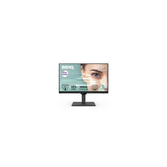 BENQ GW2790T 27" IPS 100Hz HDMI+DP 2Wx2 Hoparlör Ergonomik Pivot Eye Care FHD Monitör