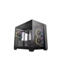 CG330-3F Micro-ATX 3 ARGB Fanlı Çift Hazneli Akvaryum Siyah Kasa