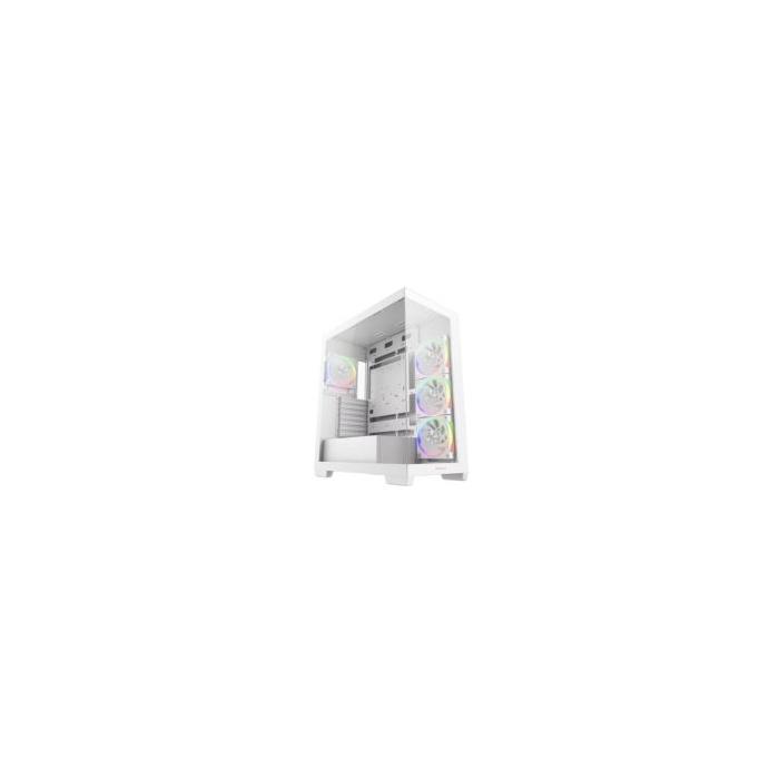 DEEPCOOL CG580-4F-WH-V2 ATX Akvaryum Cam Panelli ARGB Fanlı Beyaz Bilgisayar Kasası