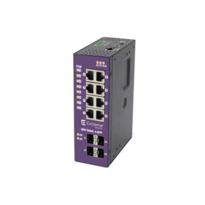 EXTRMNTWRK 16804 ISW 8-port POE+ Gigabit w 4-port SFP Operating Temperature -40C - +75C