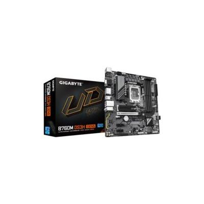 GIGABYTE B760M-DS3H-GEN5 MAB B760M DS3H GEN5 7600MHz OC DDR5 LGA1700 DP-HDMI MicroATX ANAKART