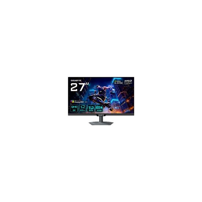 GIGABYTE M27Q3 27" IPS 2560 x 1440 1Ms 300Hz QHD Siyah Oyuncu Monitör