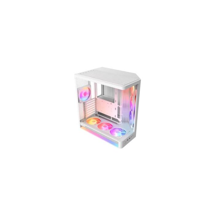 NZXT CC-H62FW-P1 H6 Compact Dual-Chamber ATX Kasa RGB Fan Beyaz