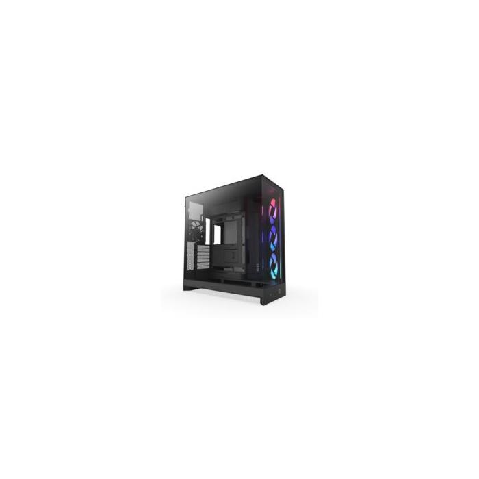 NZXT CM-H92FB-R1 H9 Flow RGB 2025 Dual Chamber Mid Tower Case Black