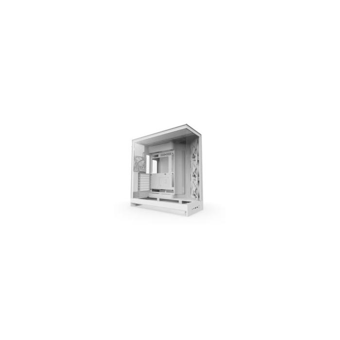 NZXT CM-H92FW-01 H9 Flow 2025 Dual Chamber Mid Tower Case All White