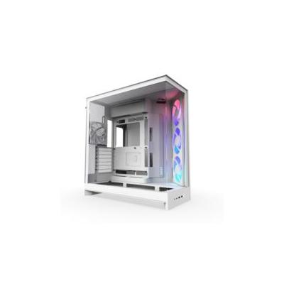 NZXT CM-H92FW-R1 H9 Flow RGB 2025 Dual-Chamber Mid Tower Case White