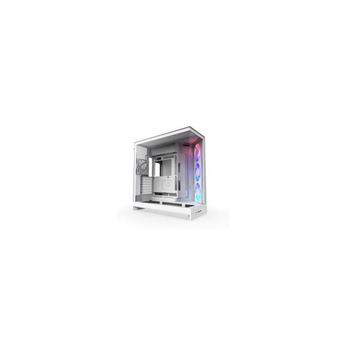 NZXT CM-H92FW-R1 H9 Flow RGB 2025 Dual-Chamber Mid Tower Case White