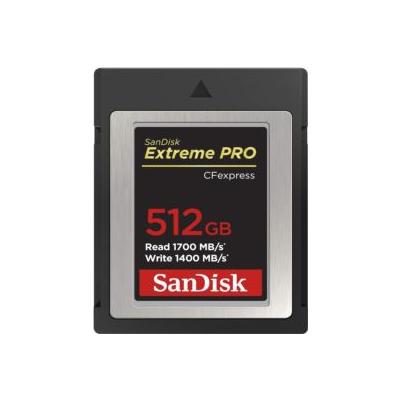 SANDISK SDCFE-512G-GN4NN Extreme Pro 512GB 1700 MB/s CFexpress Type-B