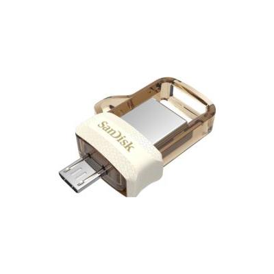 SANDISK SDDD3-064G-G46GW 64GB Ultra Dual Drive Micro USB 3.0 130 MB/s Flash Bellek Gold