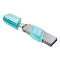 SANDISK SDIX90N-064G-GN6NK 64GB Ice Mint iXpand Flash Drive Flip