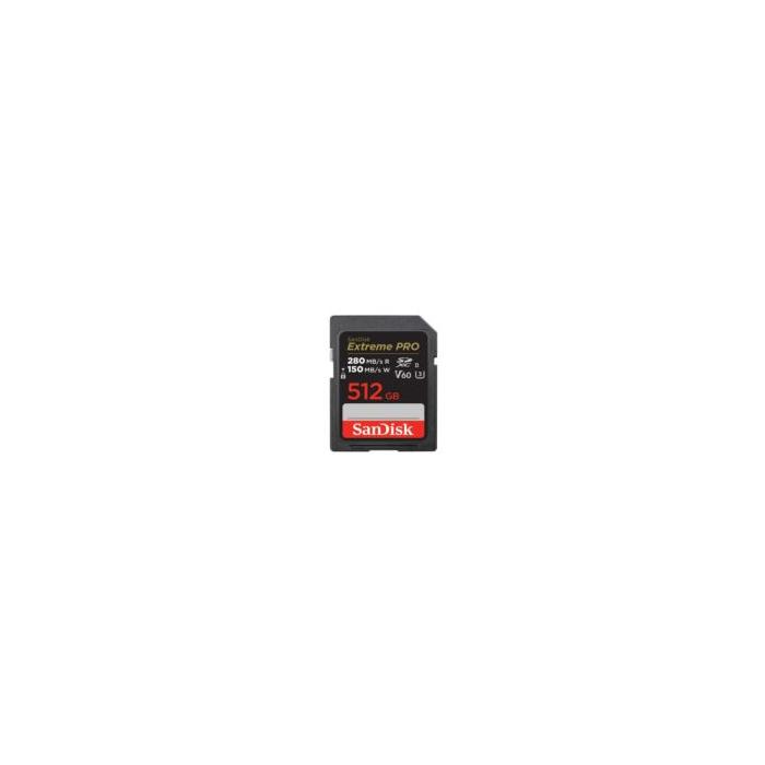 SANDISK SDSDXEP-512G-GN4IN 512GB Extreme PRO SDXC UHS-II V60 280MB/s SD Card