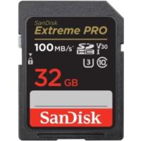 SANDISK SDSDXXO-032G-GN4IN 32GB Extreme PRO SDHC UHS-I V30 100MB/s SD Card