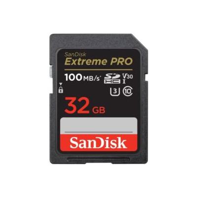 SANDISK SDSDXXO-032G-GN4IN 32GB Extreme PRO SDHC UHS-I V30 100MB/s SD Card