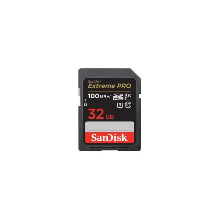 SANDISK SDSDXXO-032G-GN4IN 32GB Extreme PRO SDHC UHS-I V30 100MB/s SD Card