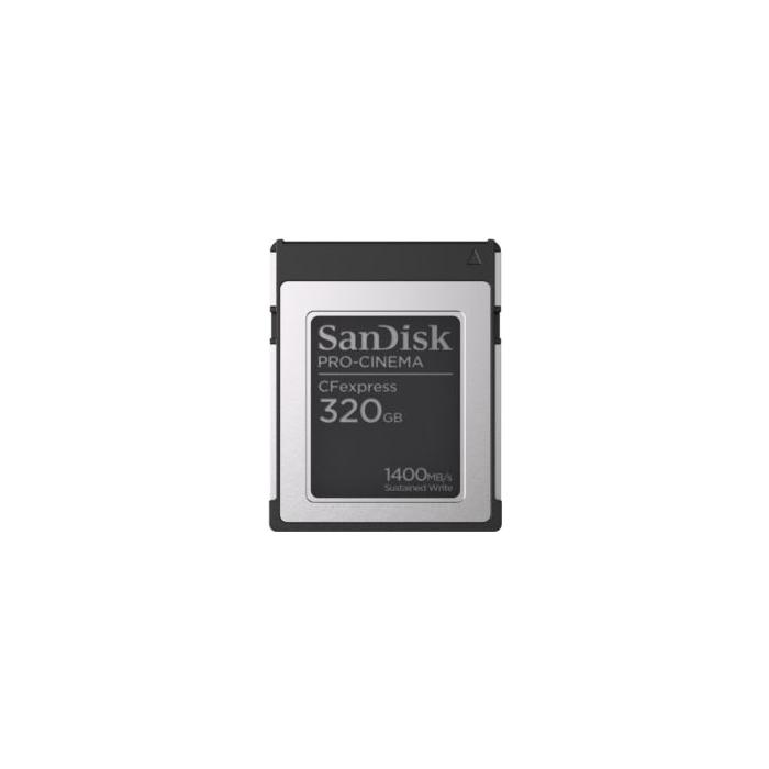 SANDISK SDCFEC-320G-GN4NN 320GB PRO-CINEMA 1700 MB/s CFexpress Type-B Card