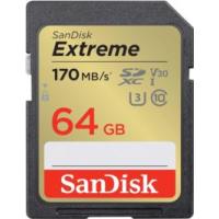 SANDISK SDSDXV2-064G-GNCIN 64GB Extreme microSD UHS I Card 180MB/s - 170MB/s