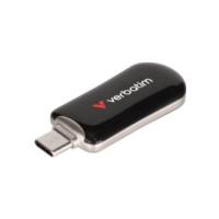 VERBATIM 30224 Plectra USB-C Flash Drive Black 64GB Siyah