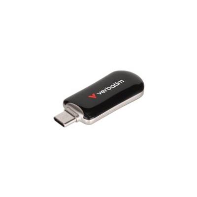 VERBATIM 30224 Plectra USB-C Flash Drive Black 64GB Siyah