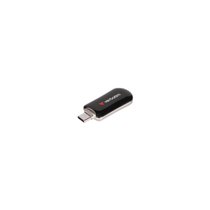 VERBATIM 30224 Plectra USB-C Flash Drive Black 64GB Siyah