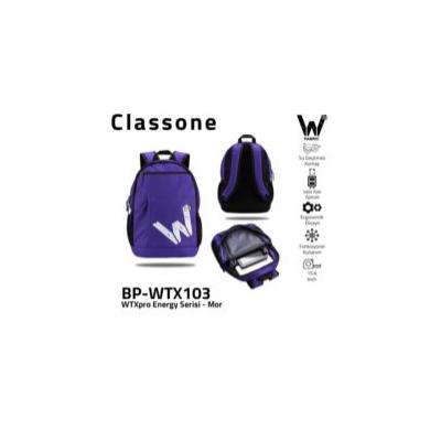 CLASSONE BP-WTX103 BP-WTX103 Energy Serisi 15.6" Su Geçirmez Kumaş Laptop Sırt Çantası