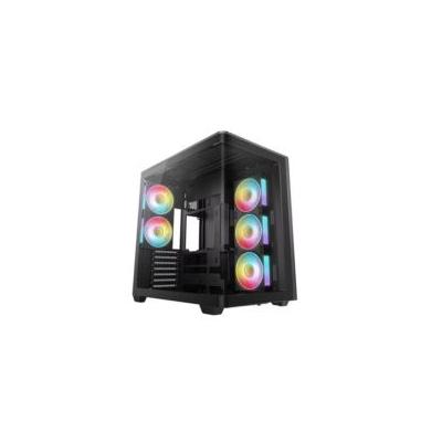 DEEPCOOL CG590U-5F ATX Akvaryum Cam Panelli ARGB Fanlı Siyah Bilgisayar Kasası